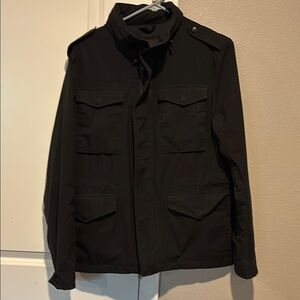 Banana Republic Black Military Field Jacket